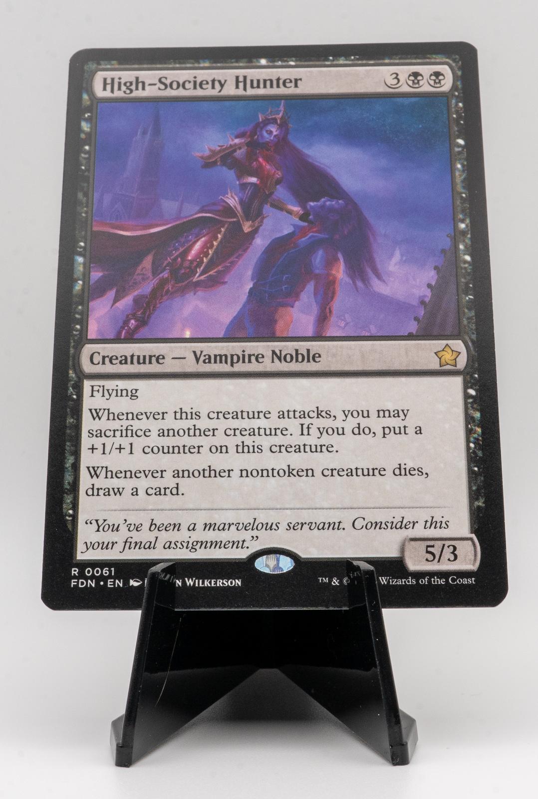 HIGH-SOCIETY HUNTER NEAR MINT R 61 FOUNDATIONS
