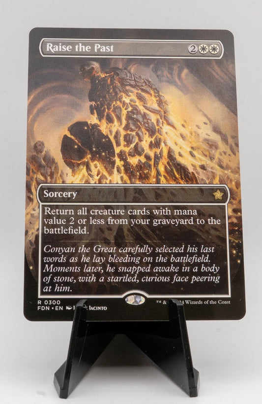RAISE THE PAST (BORDERLESS) NEAR MINT R 300 FOUNDATIONS