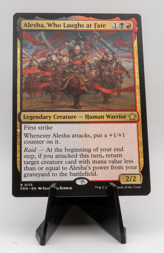 ALESHA, WHO LAUGHS AT FATE NEAR MINT R 115 FOUNDATIONS