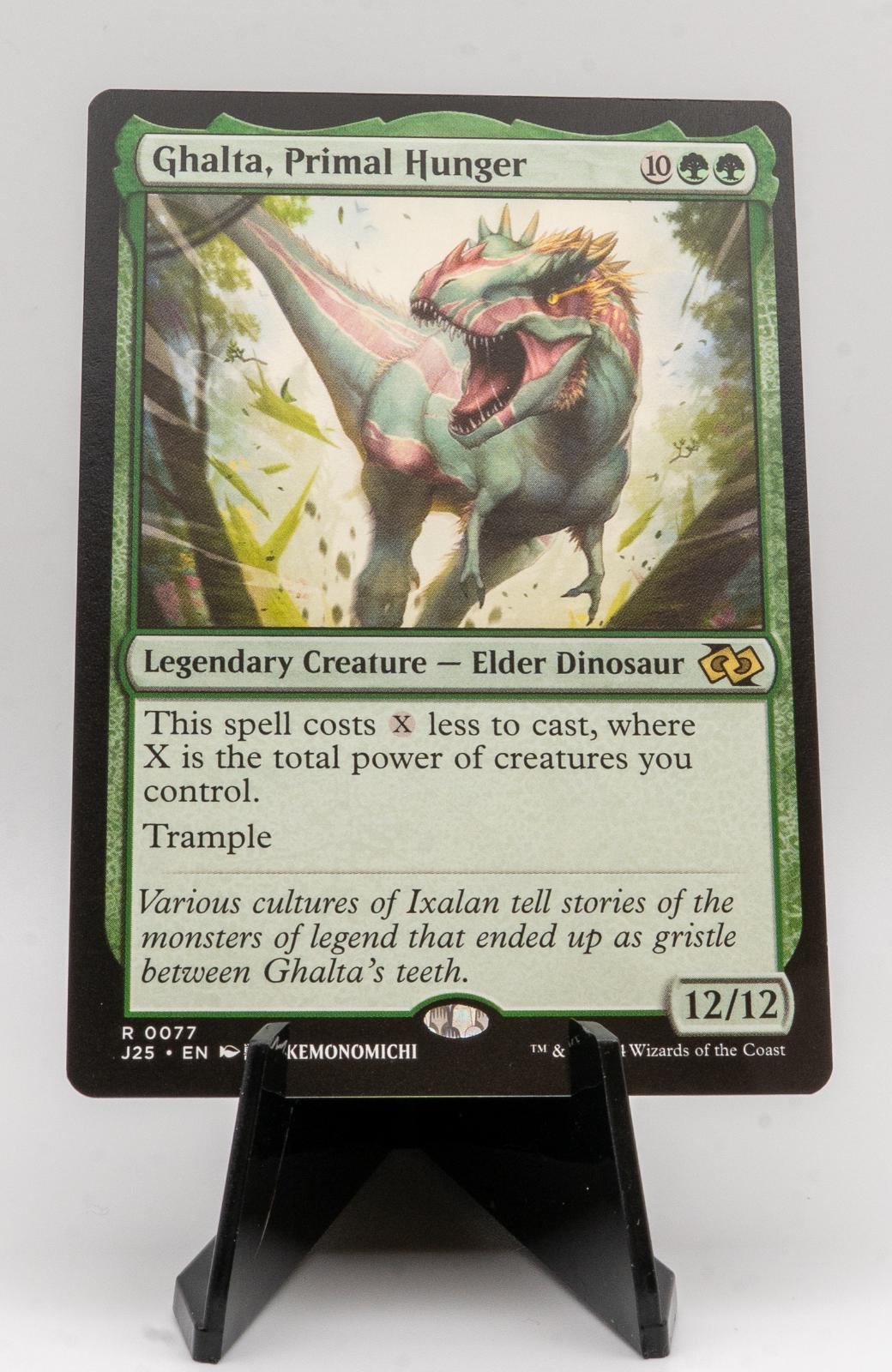 GHALTA, PRIMAL HUNGER (ANIME) NEAR MINT R 77 FOUNDATIONS JUMPSTART