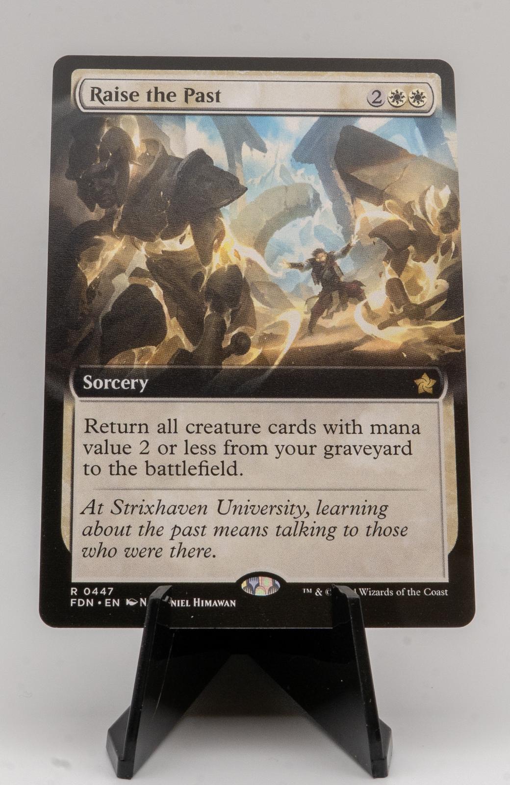 RAISE THE PAST (EXTENDED ART) NEAR MINT R 447 FOUNDATIONS
