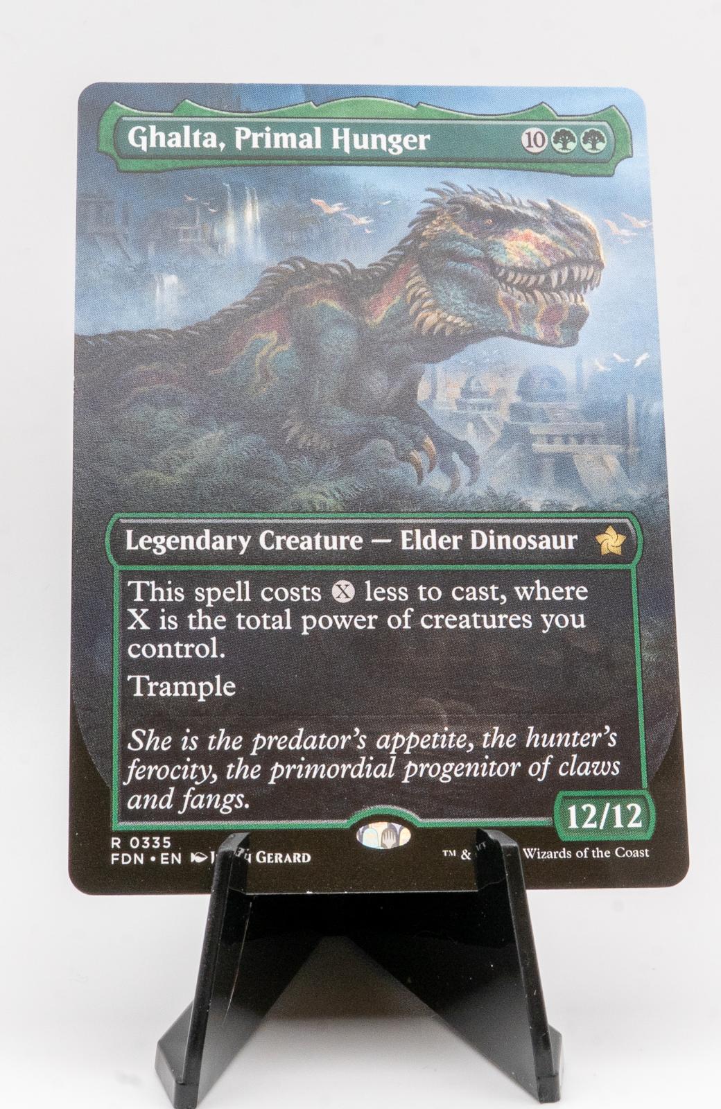 GHALTA, PRIMAL HUNGER (BORDERLESS) NEAR MINT R 335 FOUNDATIONS