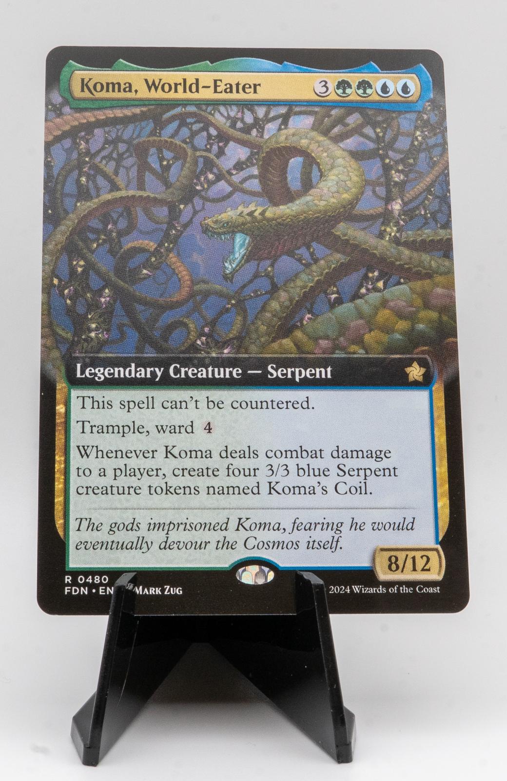 KOMA, WORLD-EATER (EXTENDED ART) NEAR MINT R 480 FOUNDATIONS