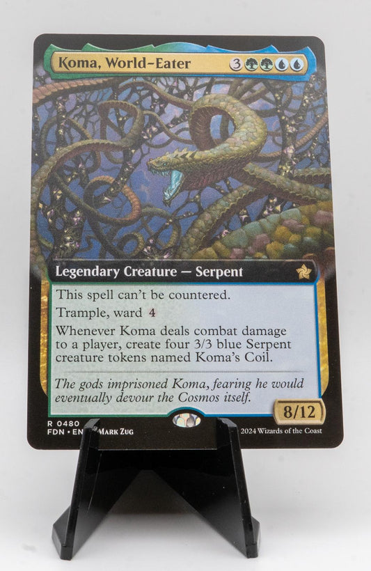 KOMA, WORLD-EATER (EXTENDED ART) NEAR MINT R 480 FOUNDATIONS