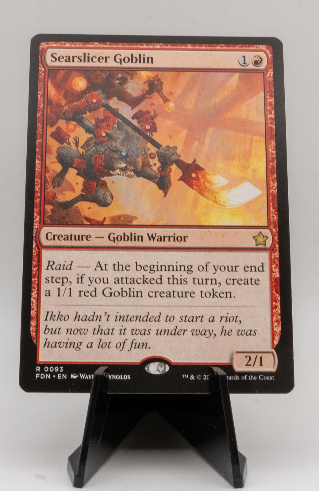 SEARSLICER GOBLIN NEAR MINT R 93 FOUNDATIONS