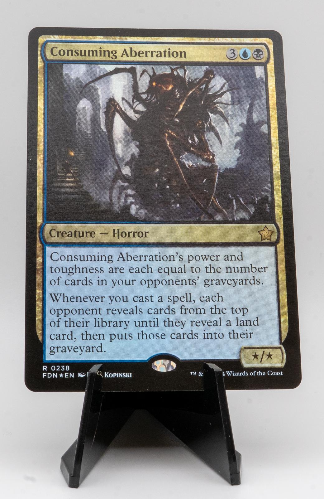 CONSUMING ABERRATION NEAR MINT R FOIL 238 FOUNDATIONS