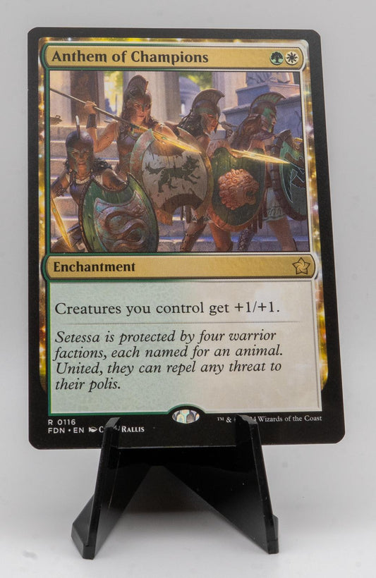 ANTHEM OF CHAMPIONS NEAR MINT R 116 FOUNDATIONS