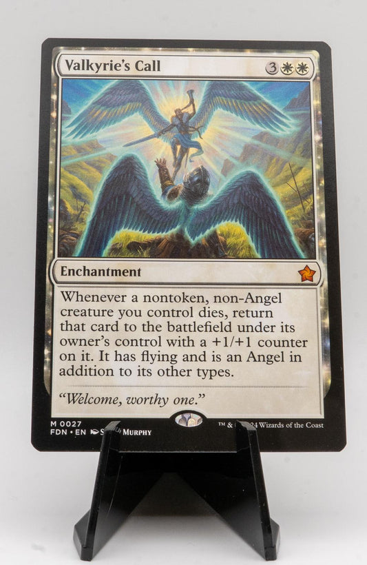 VALKYRIE'S CALL NEAR MINT MYTHIC 27 FOUNDATIONS